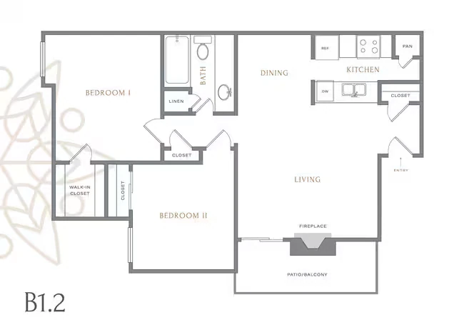 B1 Villa 1219 floor plan